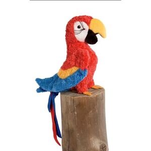 Douglas Cuddle Toys‎ Gabby the Red Parrot # 3740 Stuffed Animal Toy NWT